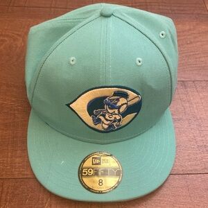 NewEra 59FIFTY Cincinnati Reds BeachGlass Baseball Hat CooperstownCollection MLB